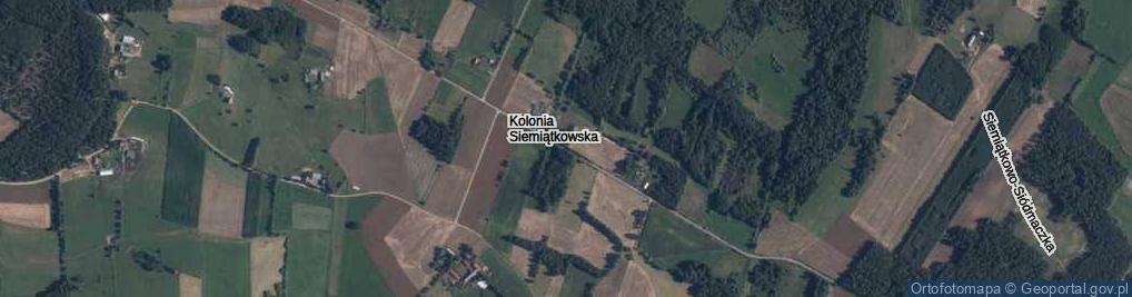 Zdjęcie satelitarne Kolonia Siemiątkowska ul.